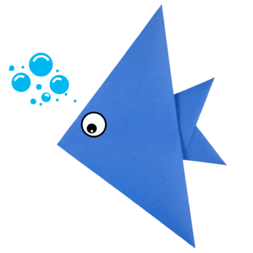 easy origami angelfish
