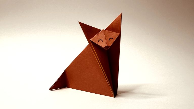 how to make an origami fox