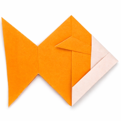 easy origami goldfish