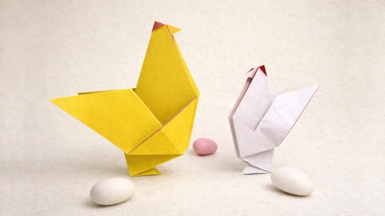 how to make an origami chicken