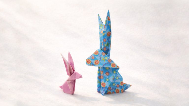 how to make an origami rabbit