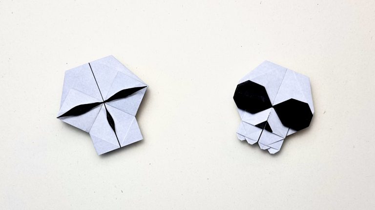 origami skulls