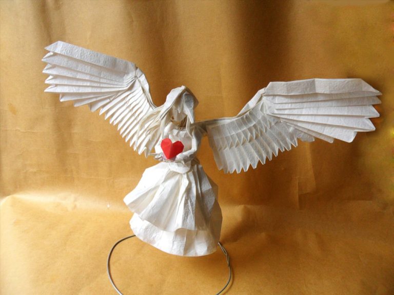 Amazing Origami Angels to Harp on About