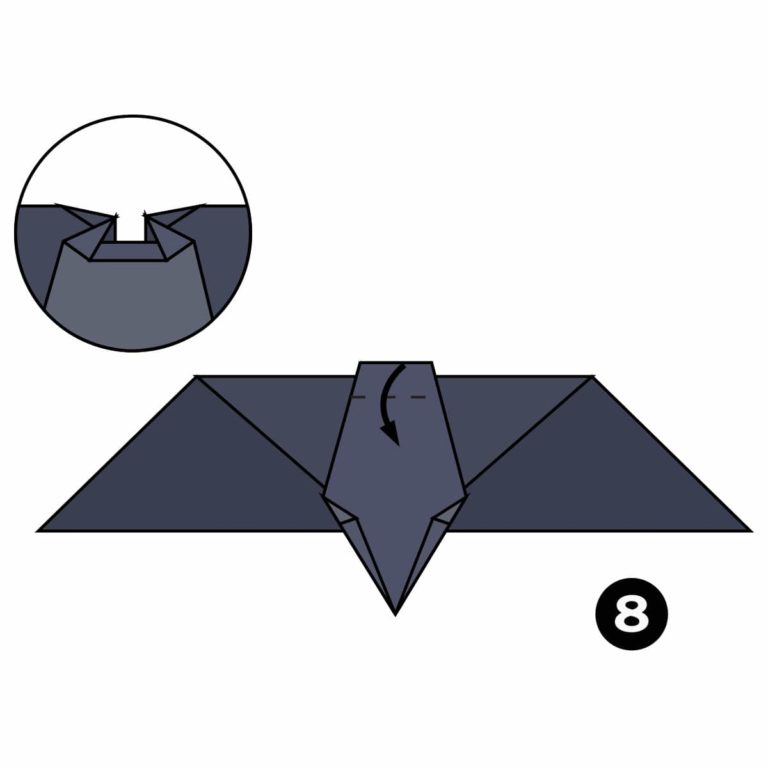 How to Fold an Easy Origami Bat