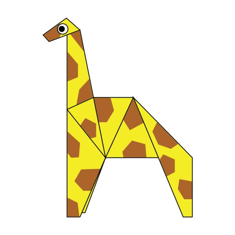 How to Fold a Simple Origami Giraffe