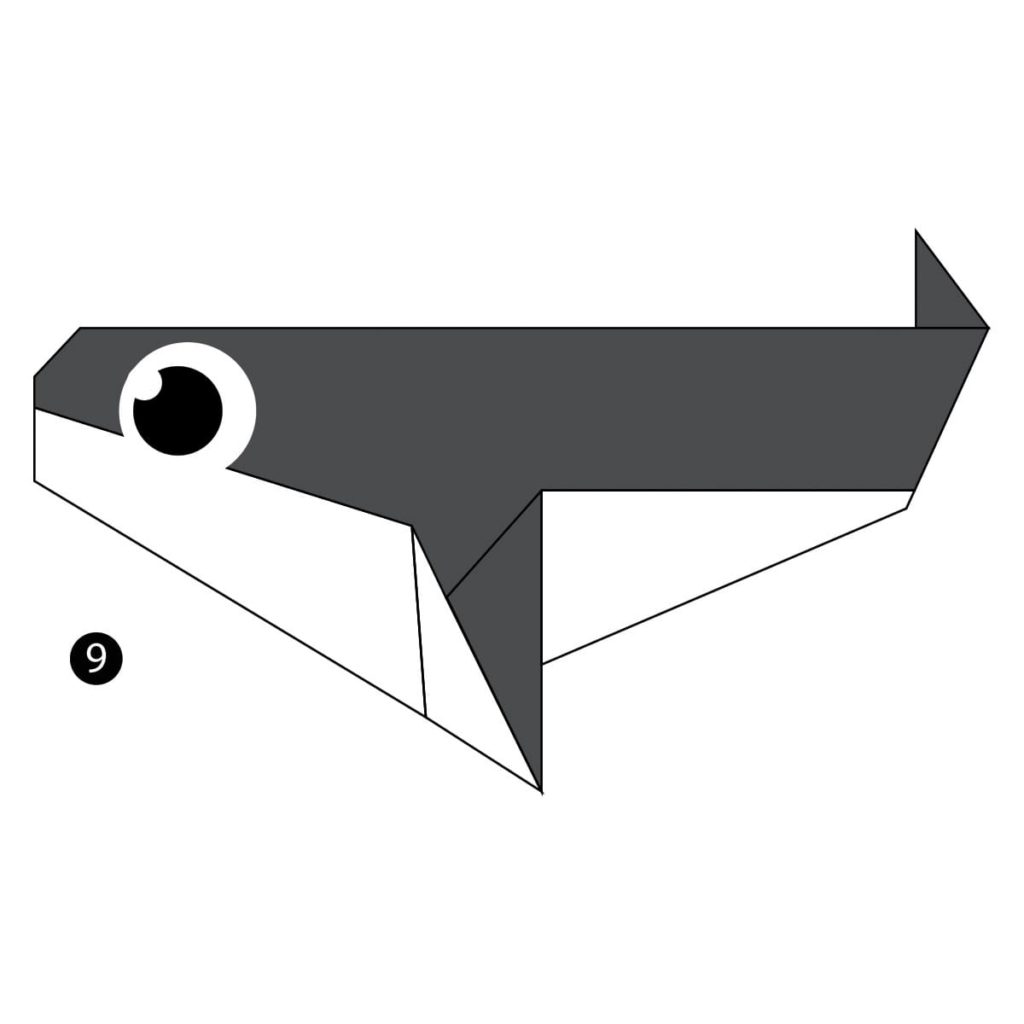 How to Make an Easy Origami Killer Whale (Orca)