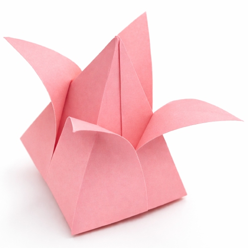easy origami tulip