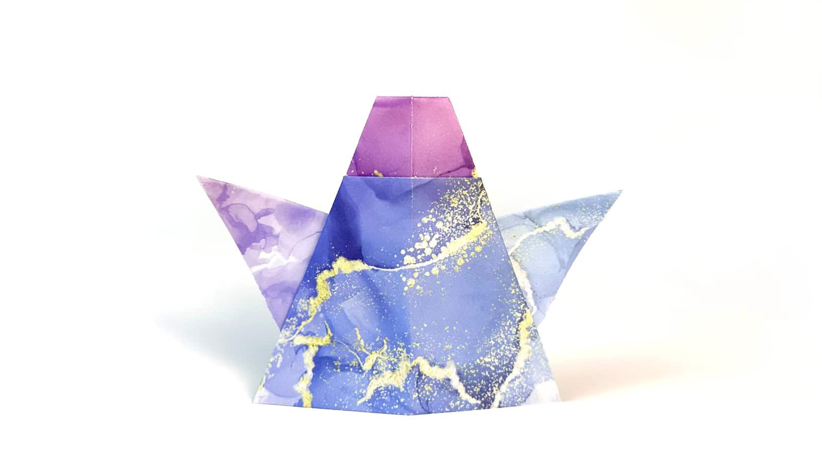 how to make an origami angel