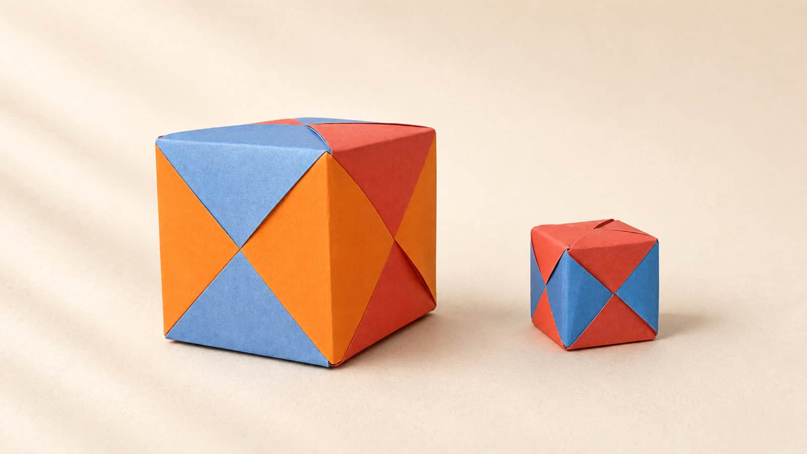 how to fold an origami cube