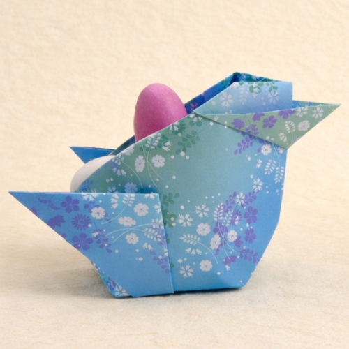easy origami chick