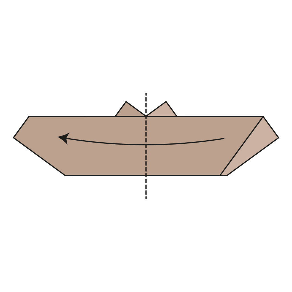 origami bat diagram step 4