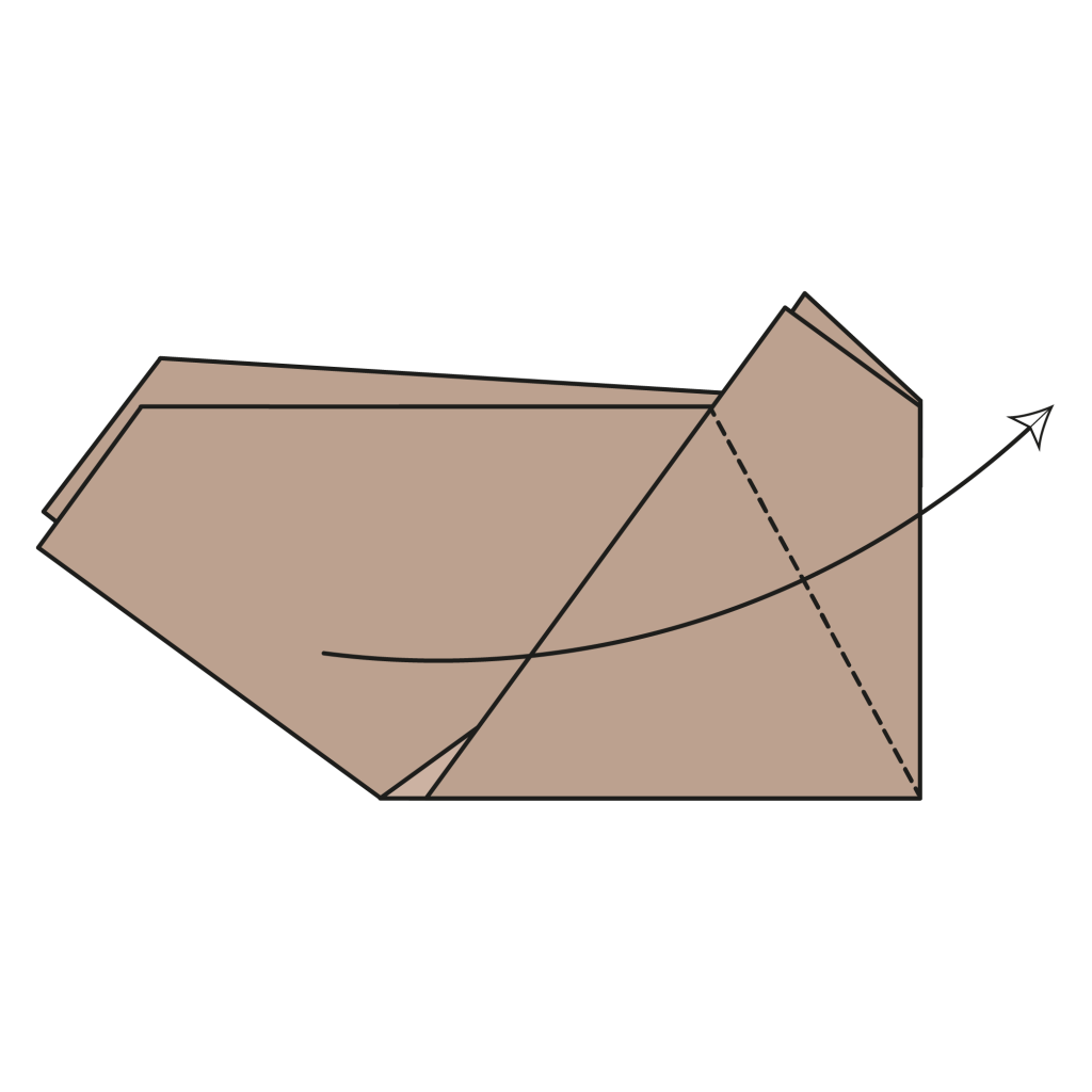 origami bat diagram step 5