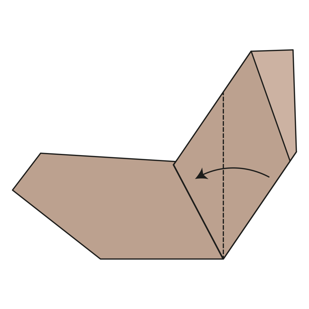 origami bat diagram step 6
