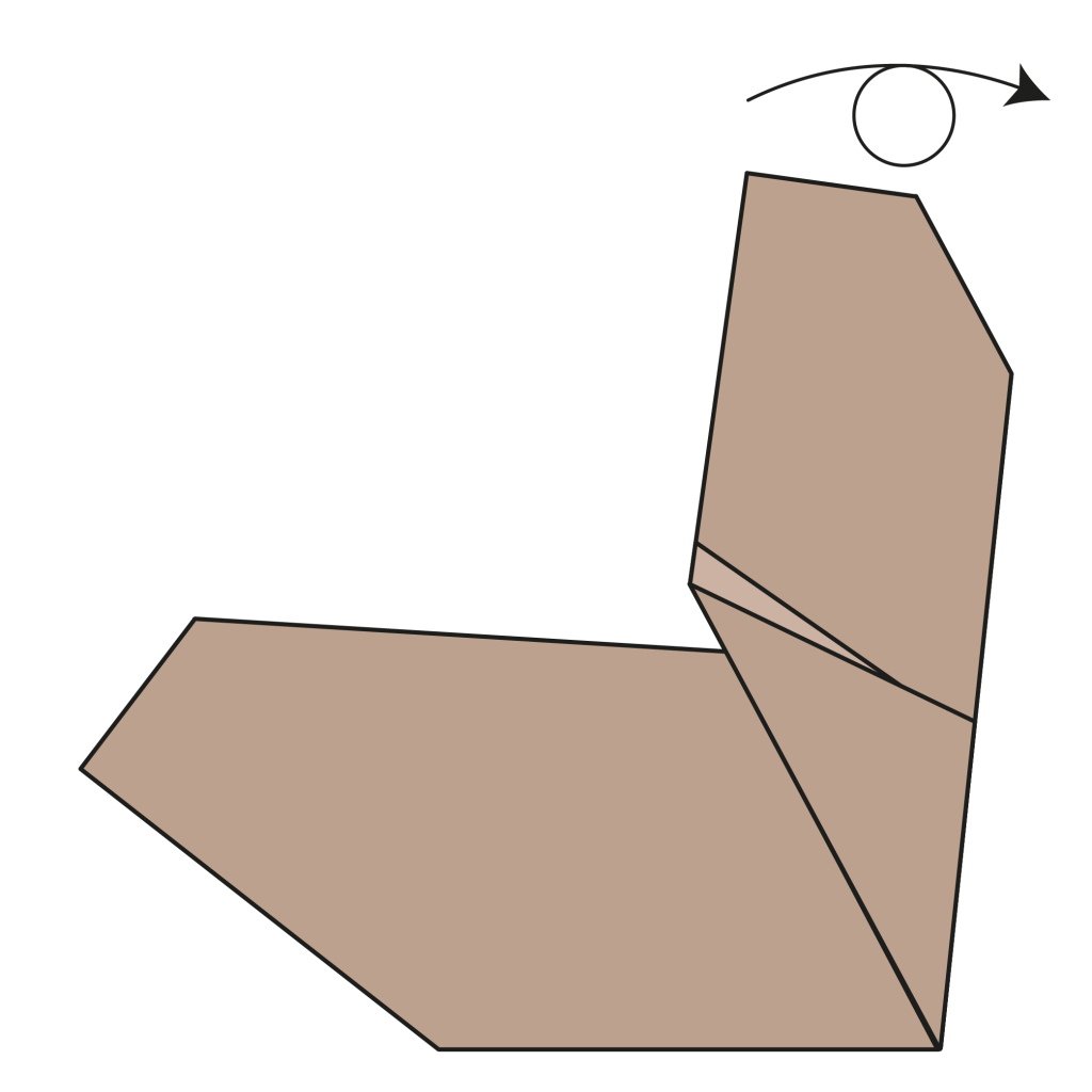 origami bat diagram step 7