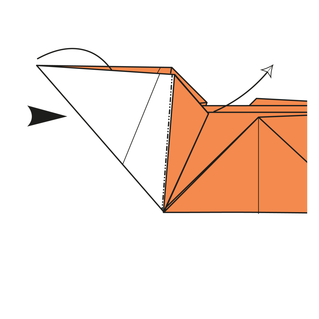 origami squirrel diagram step 17