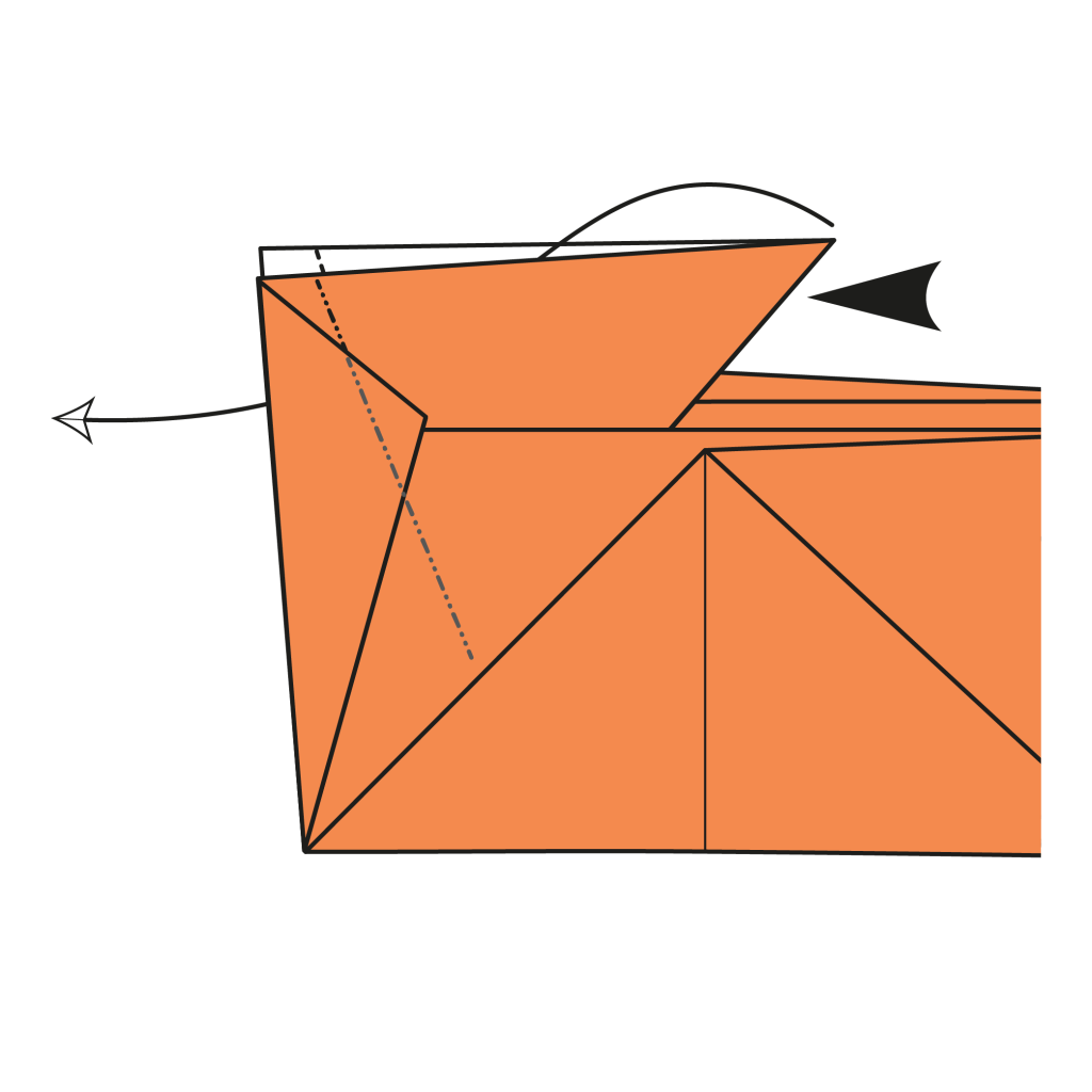 origami squirrel diagram step 18