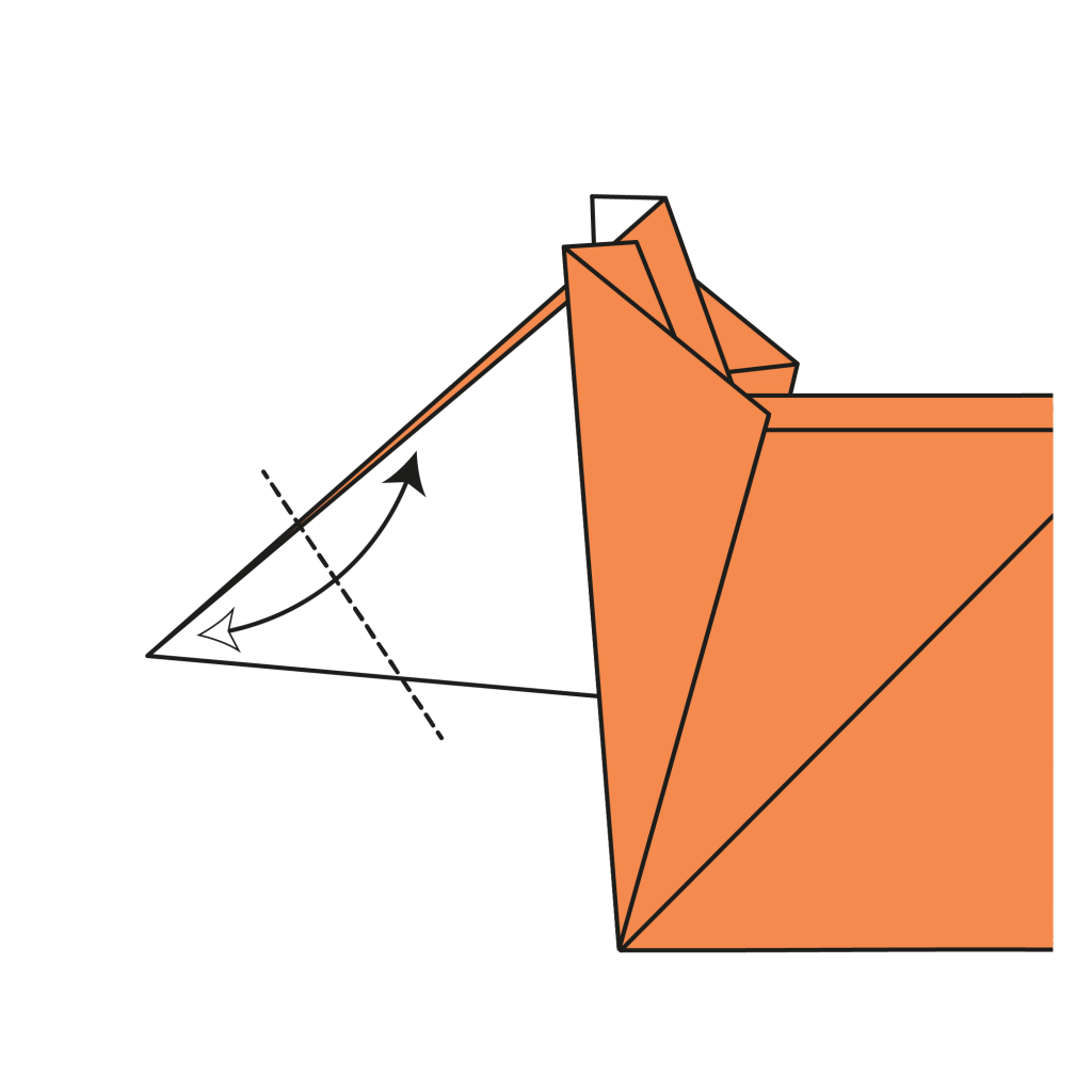 origami squirrel diagram step 19