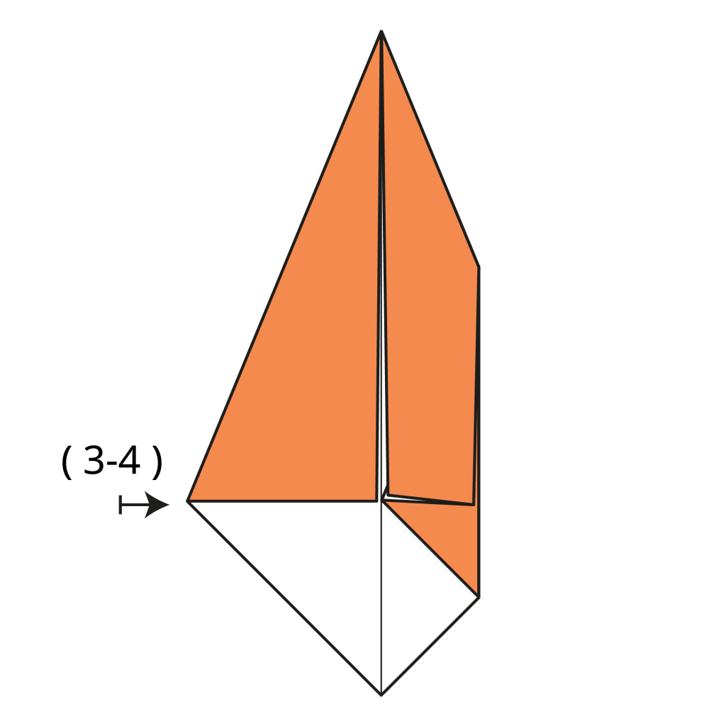 origami squirrel diagram step 5