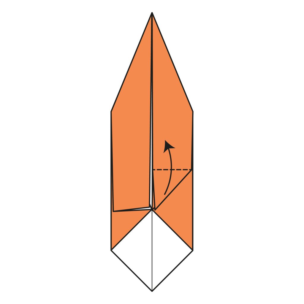 origami squirrel diagram step 8