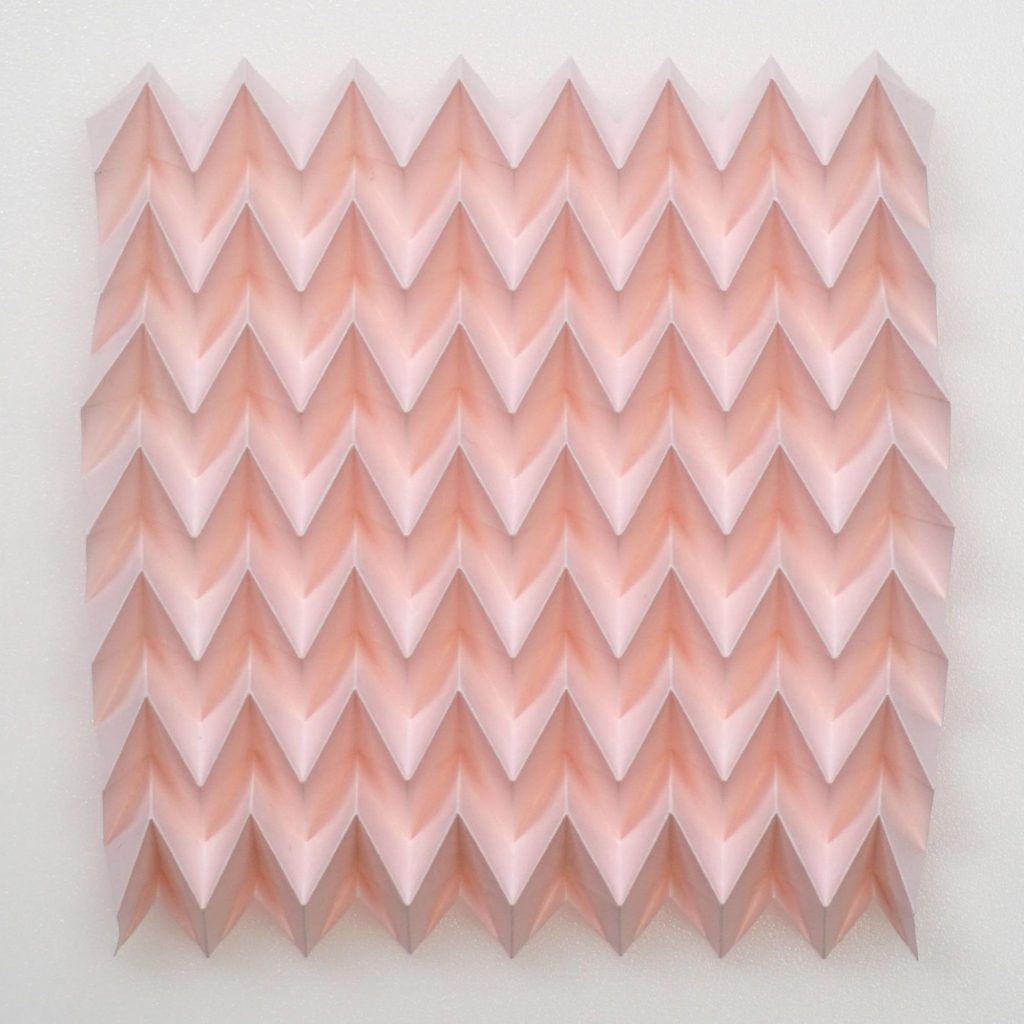 Herringbone Corrugation, traditional origami