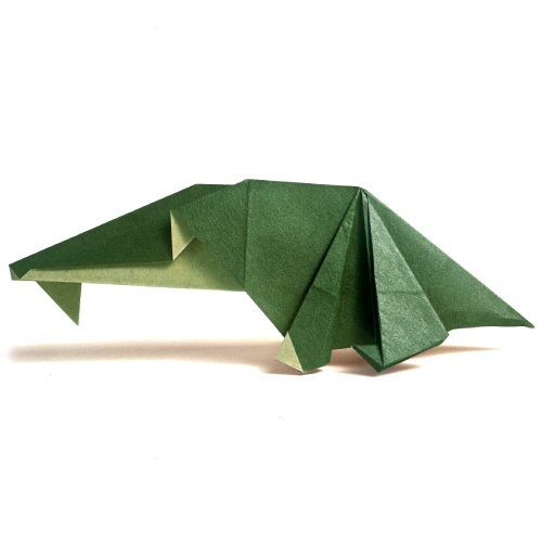 easy origami crocodile