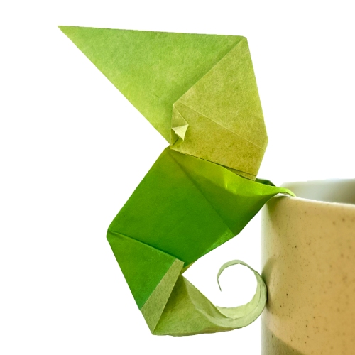 origami chameleon