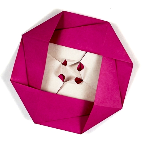 easy origami camellia