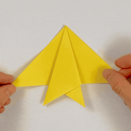 origami angelfish paper fold step 7