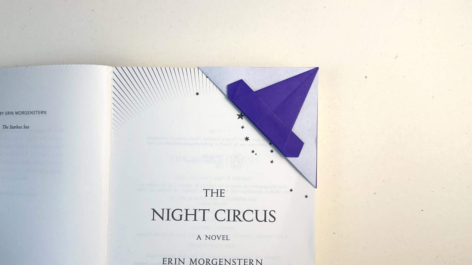 origami witch hat bookmark