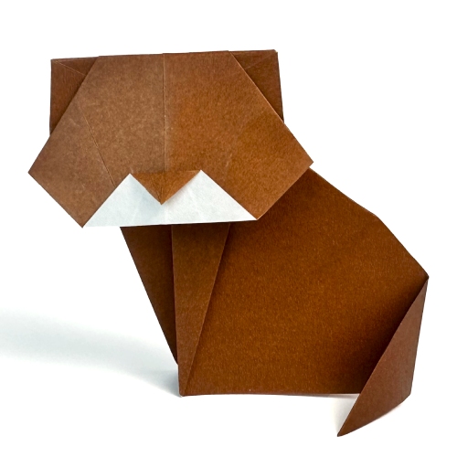 easy origami kitten