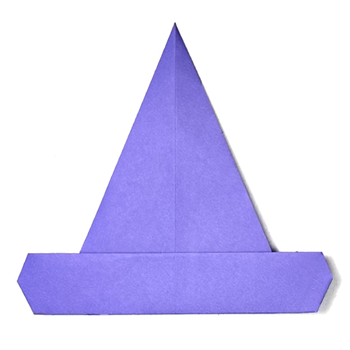 easy origami witch hat