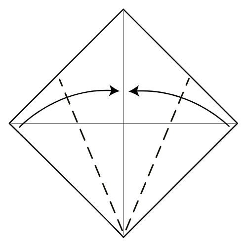 origami duck diagram step 2