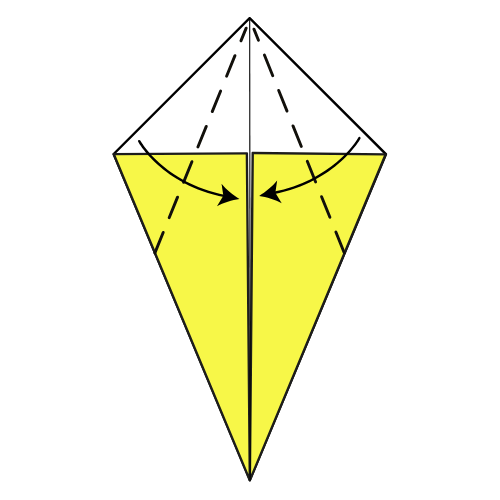 origami duck diagram step 3