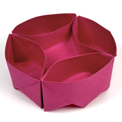 easy origami lazy susan