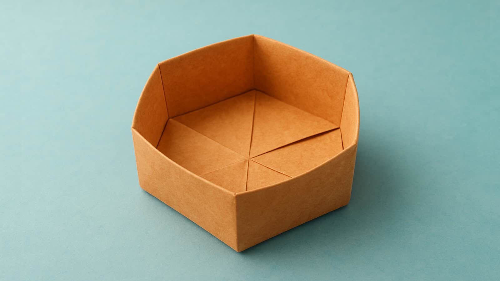 how to fold an origami hexagonal box