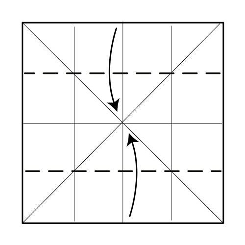 origami lazy susan diagram step 10