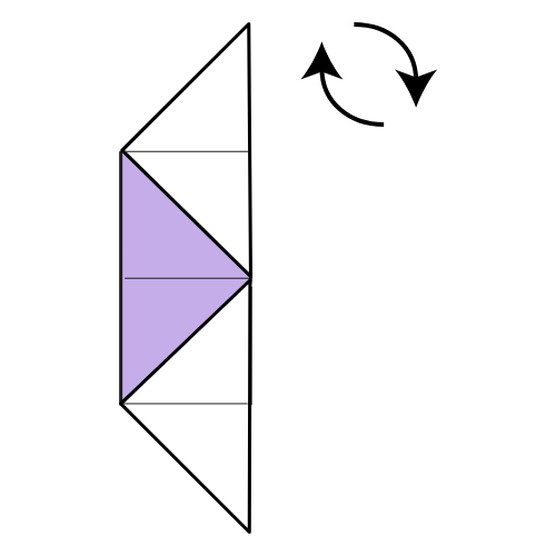 origami lazy susan diagram step 14