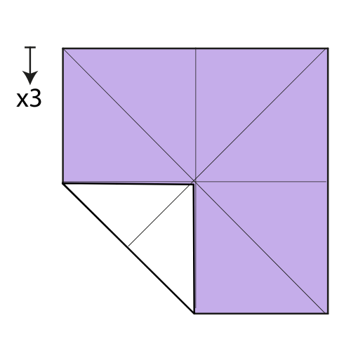 origami lazy susan diagram step 5