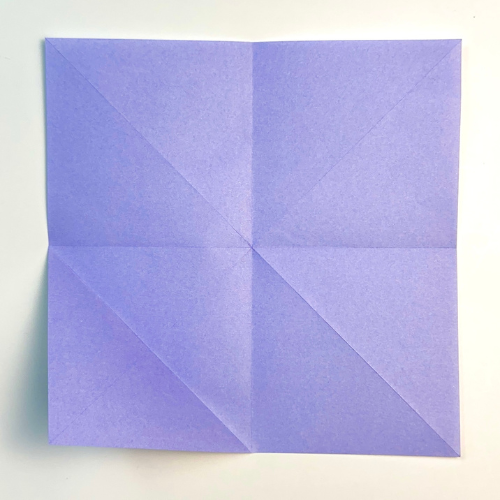 origami lazy susan paper fold step 4