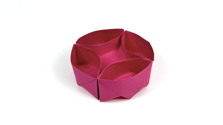 how to make an origami lazy susan