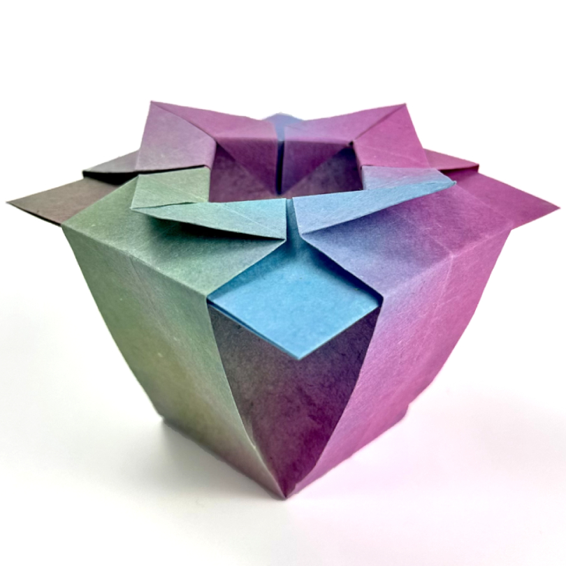 origami vase