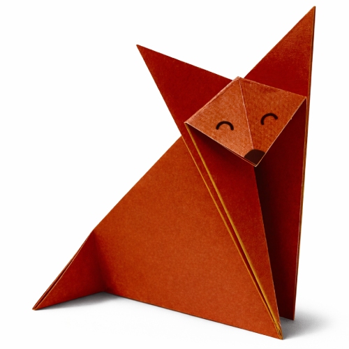 easy origami fox