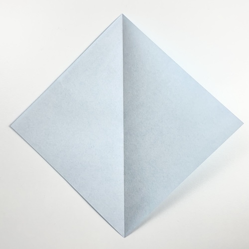 origami 5-pointed star paper fold step 1