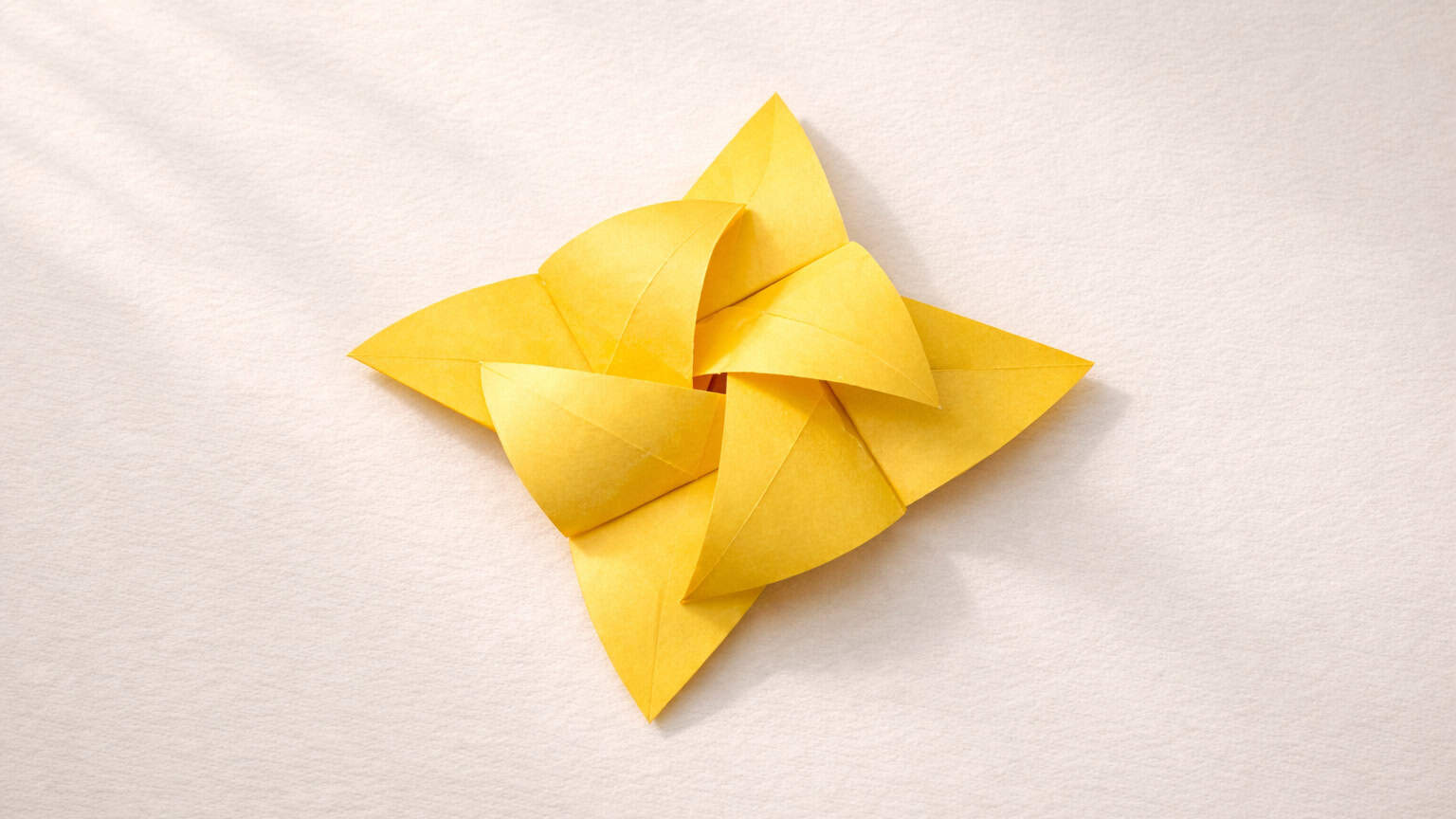 origami floral swirls