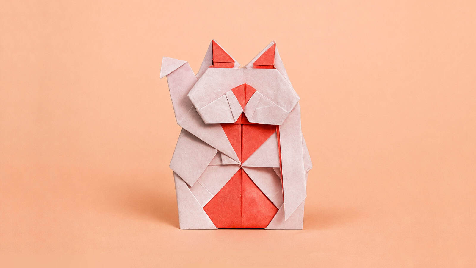 origami lucky cat