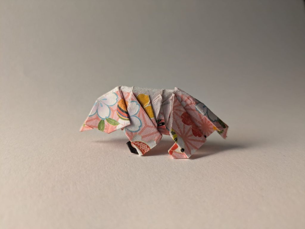 origami tiger
