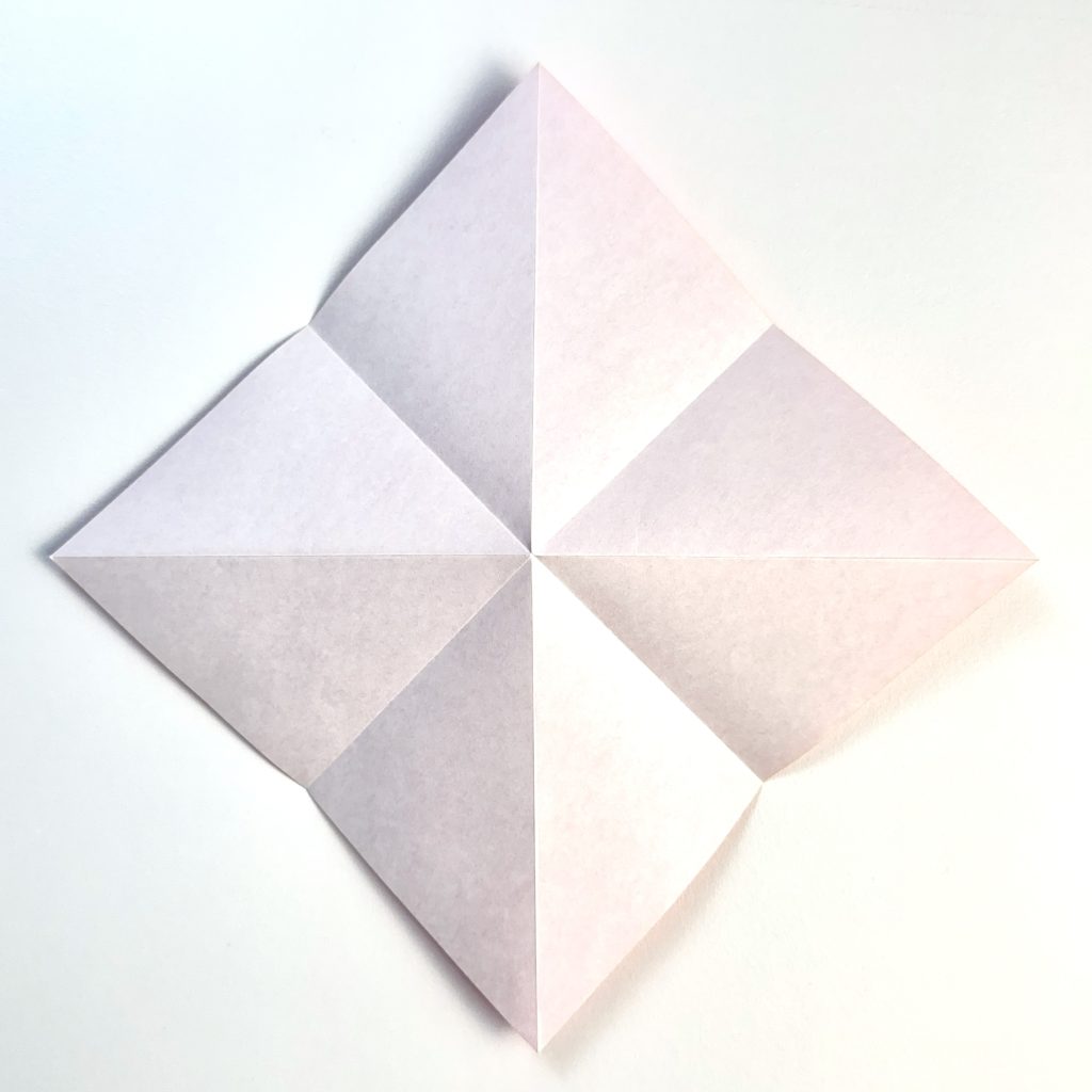 origami crane paper fold step 3