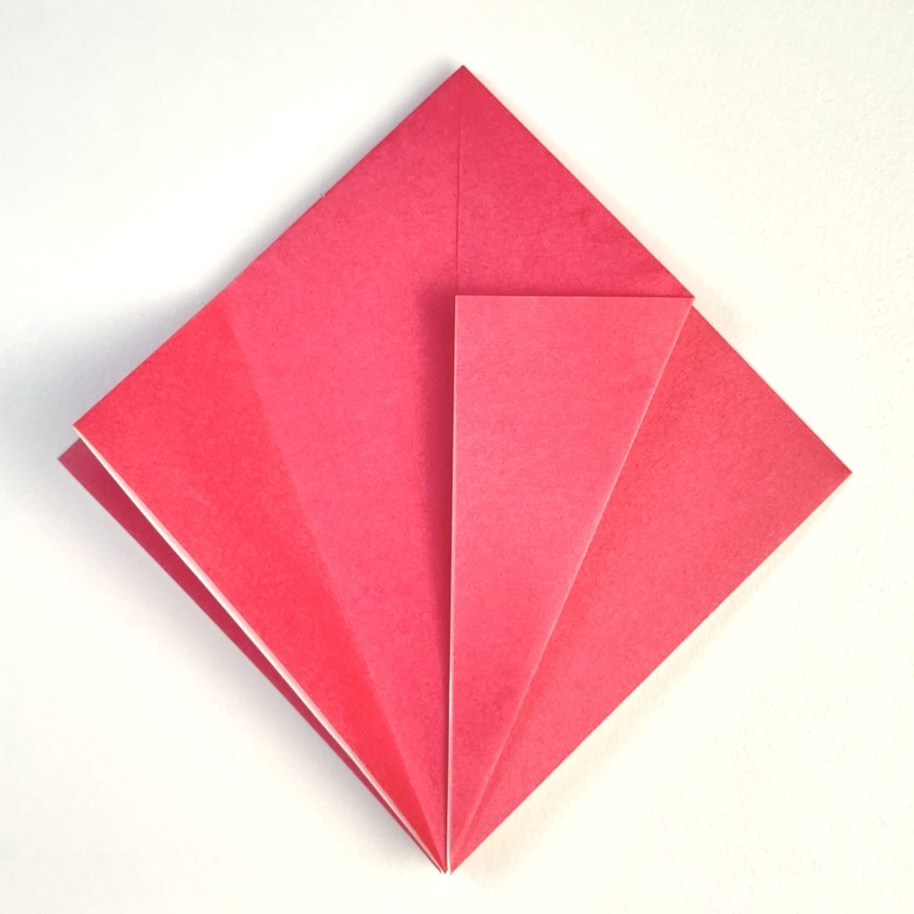 origami crane paper fold step 5