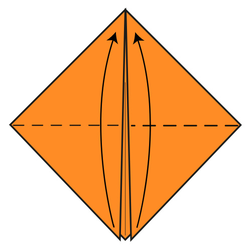 origami goldfish diagram step 4