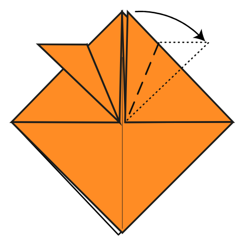 origami goldfish diagram step 6